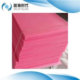 Pink twin wall polypropylene